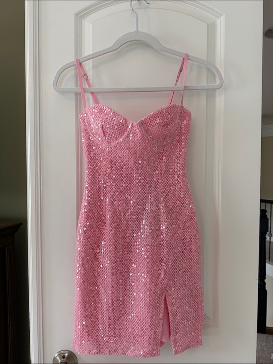 White Fox Boutique Dresses & Skirts - White Fox Boutique Pink Sequin Mini Dress